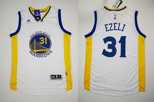 Festus Ezeli Golden State Warriors white jersey