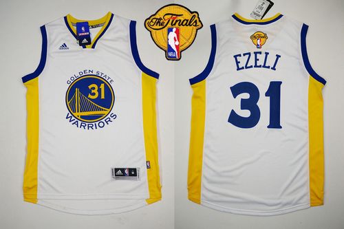 Festus Ezeli Golden State Warriors white jersey