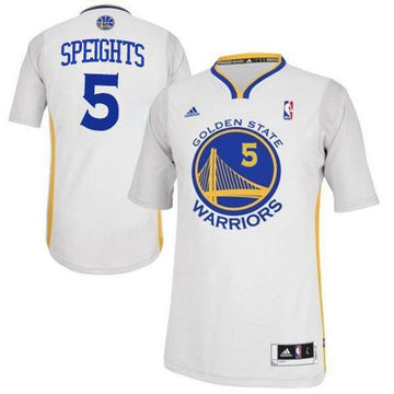 Marreese Speights Golden State Warriors white Alternate jersey