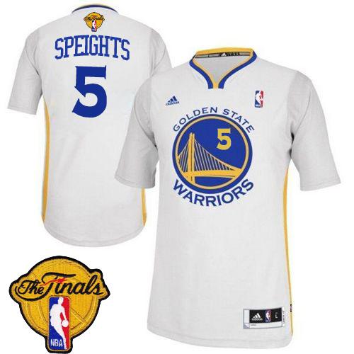 Marreese Speights Golden State Warriors white Alternate jersey