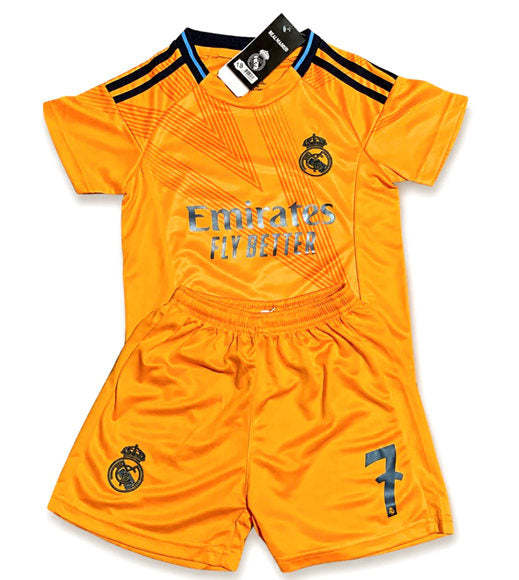 Ronaldo Real Madrid orange Away jersey