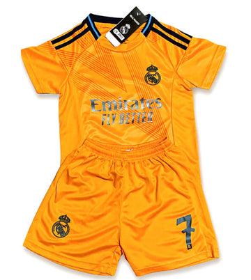Ronaldo Real Madrid orange Away jersey
