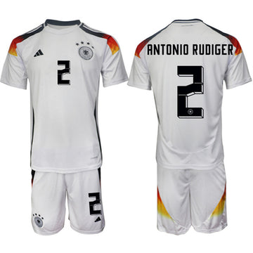 Antonio Rüdiger Germany National Team white Home jersey