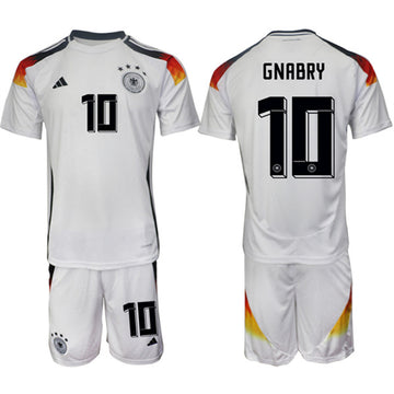 Serge Gnabry Germany National Team white Home jersey