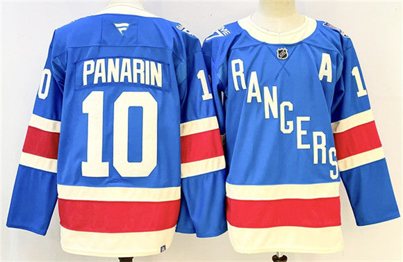 Artemi Panarin New York Rangers blue jersey