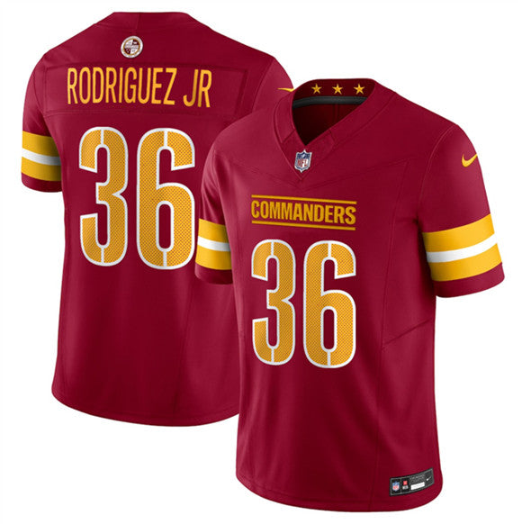 Chris Rodriguez Jr Washington Commanders burgundy Vapor jersey
