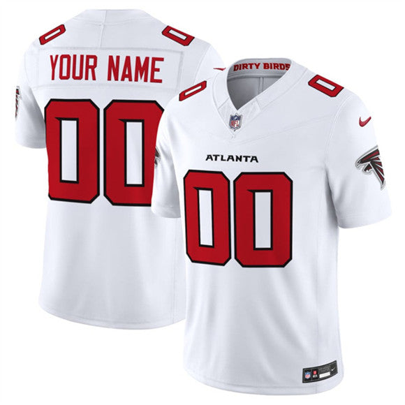 Custom Atlanta Falcons white Vapor jersey