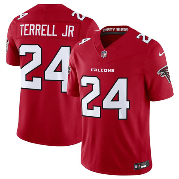 A.J. Terrell Atlanta Falcons red Vapor jersey