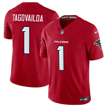 Tua Tagovailoa Atlanta Falcons red Vapor jersey