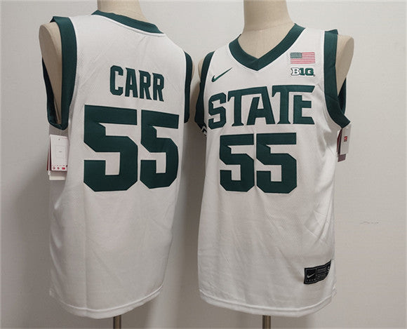 Coen Carr Michigan State Spartans green jersey