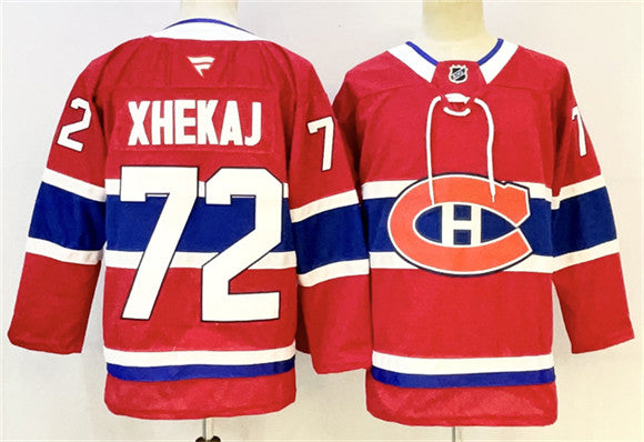 Arber Xhekaj Montreal Canadiens red jersey