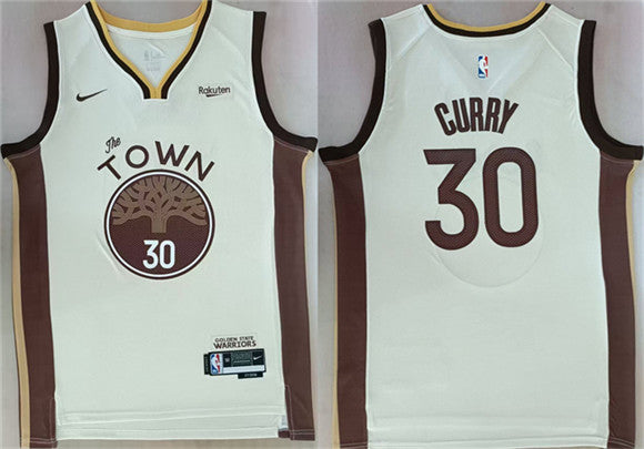 Stephen Curry Golden State Warriors white jersey