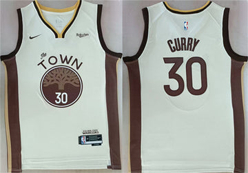 Stephen Curry Golden State Warriors white jersey