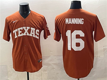 Peyton Manning Texas Longhorns orange jersey