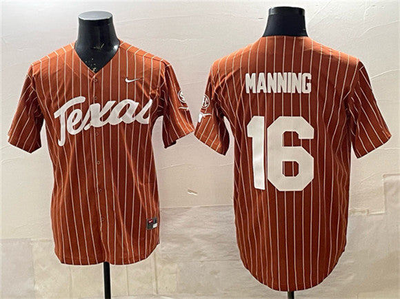 Peyton Manning Texas Longhorns orange jersey