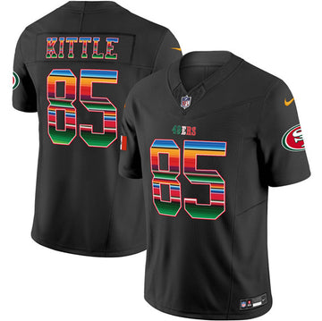 George Kittle San Francisco 49ers black Vapor jersey