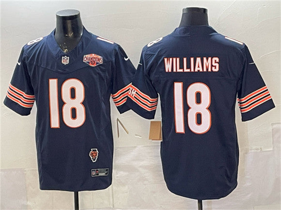 Caleb Williams Chicago Bears navy jersey
