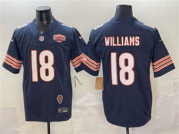 Caleb Williams Chicago Bears navy jersey