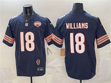 Caleb Williams Chicago Bears navy jersey