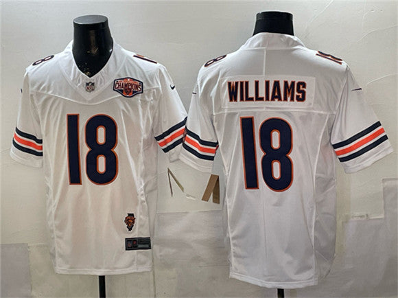 Caleb Williams Chicago Bears white jersey