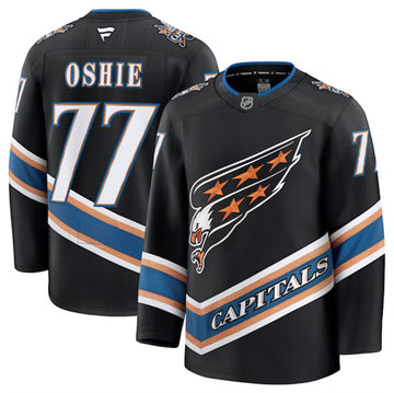 TJ Oshie Washington Capitals black Alternate jersey