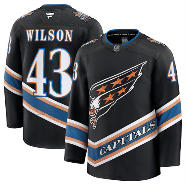 Tom Wilson Washington Capitals black Alternate jersey