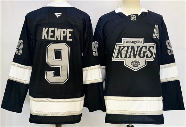 Adrian Kempe Los Angeles Kings black Home jersey