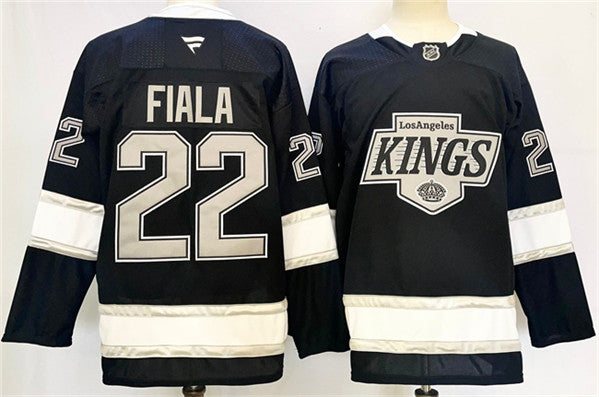 Kevin Fiala Los Angeles Kings black Home jersey