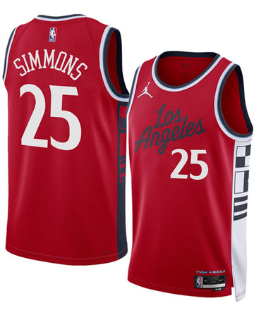 Ben Simmons Los Angeles Clippers red jersey