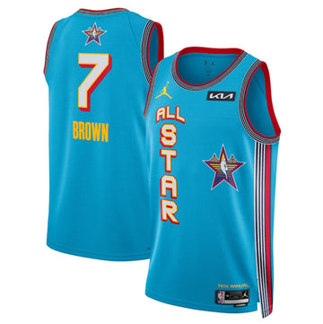 Jaylen Brown NBA All-Star blue jersey
