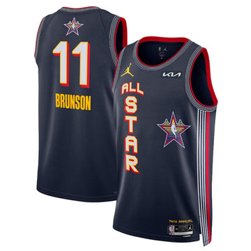 Jalen Brunson NBA All-Star navy jersey