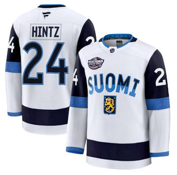 Roope Hintz Team Finland white jersey