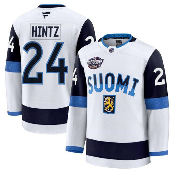 Roope Hintz Team Finland white jersey