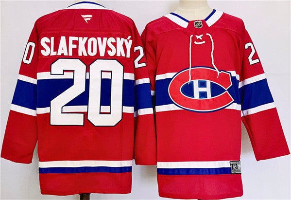 Juraj Slafkovsky Montreal Canadiens red jersey
