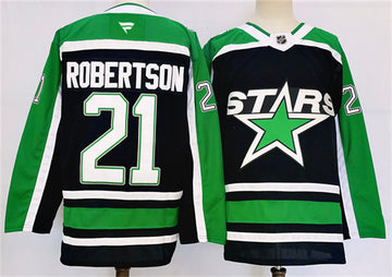 Jason Robertson Dallas Stars black Reverse Retro jersey