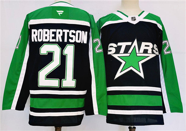 Jason Robertson Dallas Stars black Reverse Retro jersey