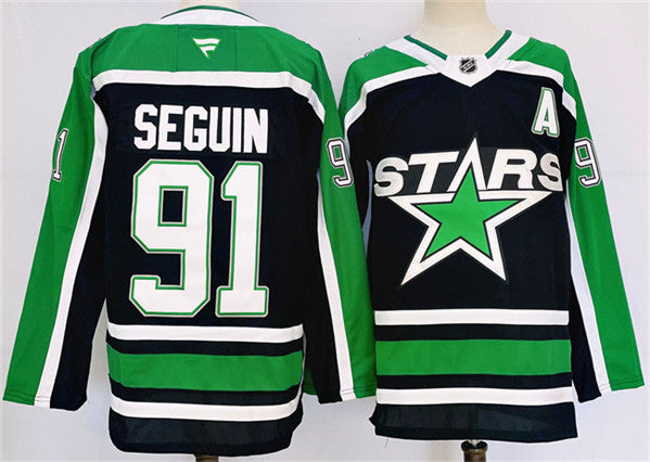 Tyler Seguin Dallas Stars black Reverse Retro jersey