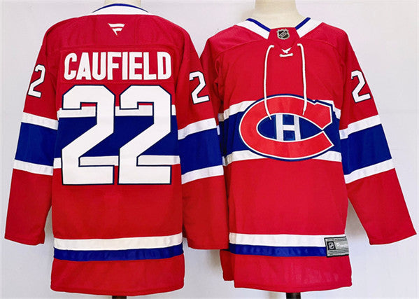 Cole Caufield Montreal Canadiens red jersey