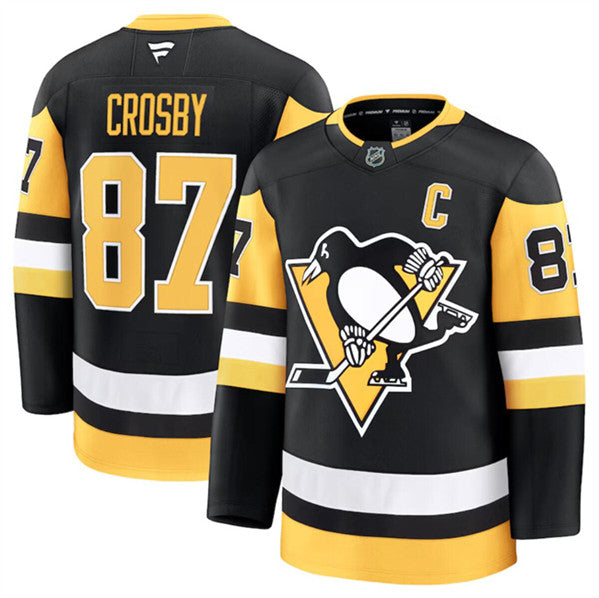 Sidney Crosby Pittsburgh Penguins black Home jersey