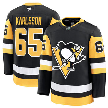Erik Karlsson Pittsburgh Penguins black Home jersey