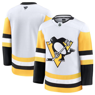 Custom Pittsburgh Penguins white Away jersey