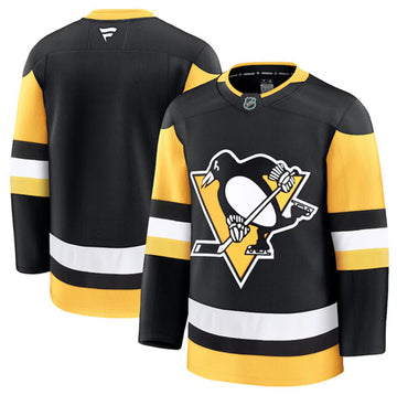 Custom Pittsburgh Penguins black Home jersey
