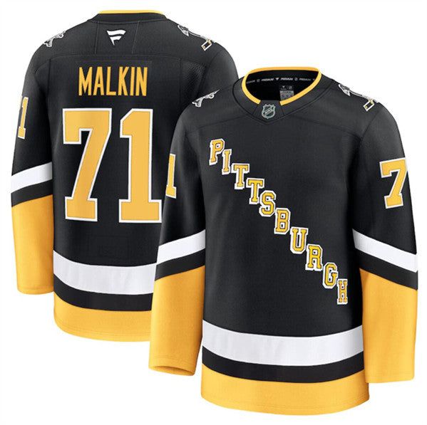 Evgeni Malkin Pittsburgh Penguins black Alternate jersey