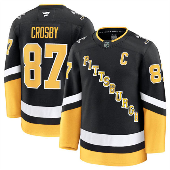 Sidney Crosby Pittsburgh Penguins black Alternate jersey