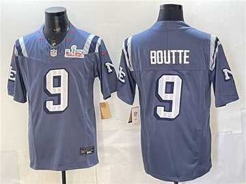 Kayshon Boutte Storm New England Patriots blue Vapor jersey