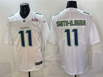 Jaxon Smith-Njigba Seattle Seahawks white Vapor jersey