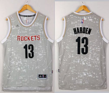 James Harden Houston Rockets grey jersey