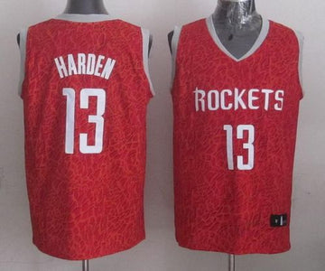 James Harden Houston Rockets red jersey