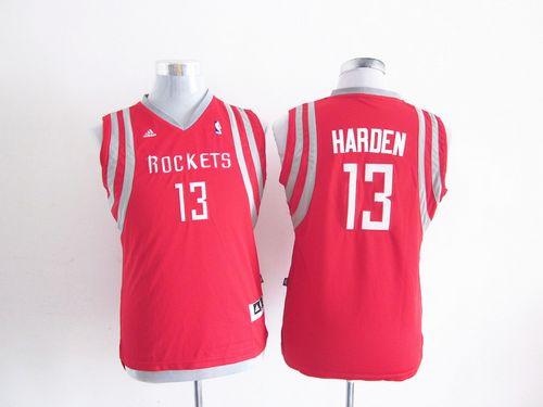 James Harden Houston Rockets red jersey