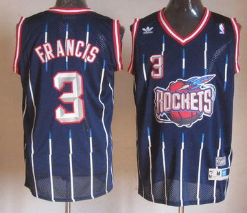 Steve Francis Houston Rockets navy Throwback jersey